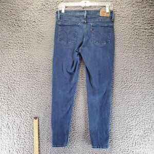 Levis Jeans Womens 29 Blue 711 Skinny Mid Rise Denim Stretch Classic Fit